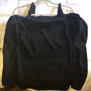 Black long sleeved blouse